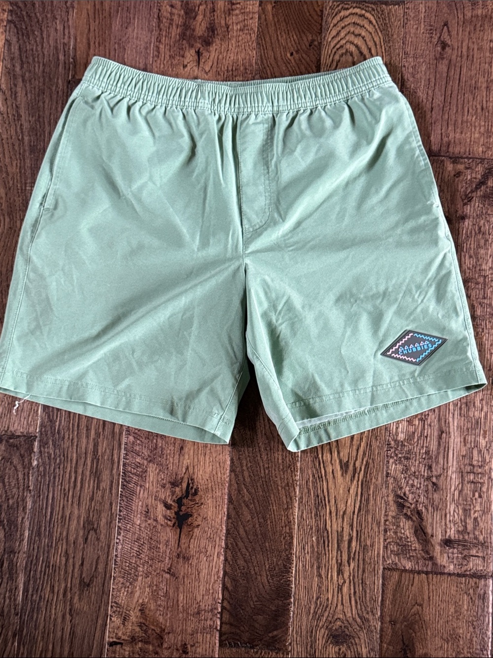 Men's Chubbies Green Swim Shorts